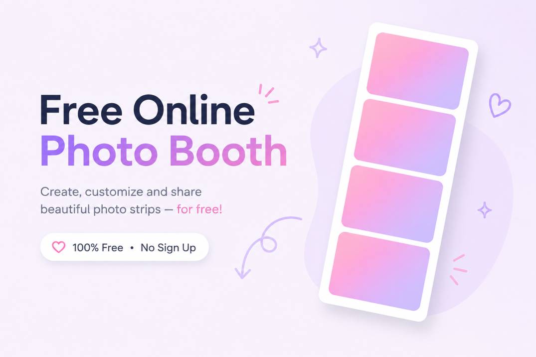 Free Online Photo Booth: Snap It, Sticker It, Share It